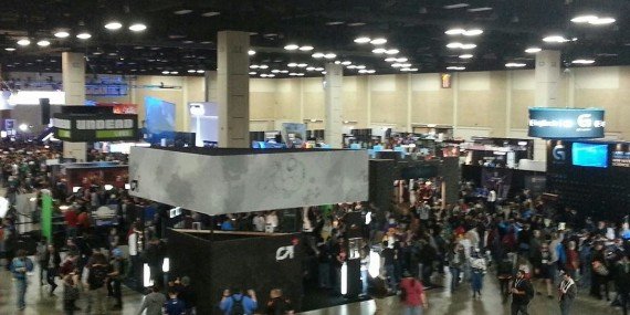 Overhead shot of Pax South